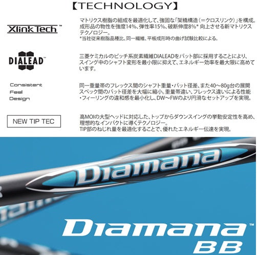 MITSUBISHIケミカル ディアマナ BBシリーズ 43 53 63 73 83