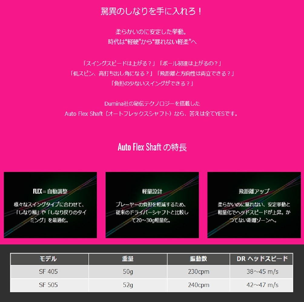 Auto Flex IR (オートフレックスアイアン用)
