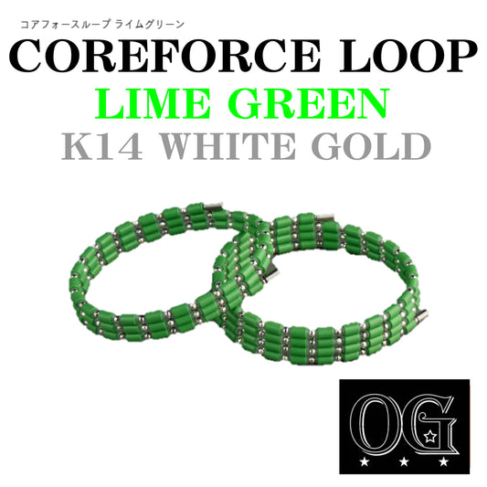 COREFORCE LOOP LIMEGREEN K14WHITE GOLD