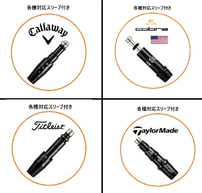 LA GOLF DJ SIGNATURE SERIES ダスティン・ジョンソンモデル スリーブ